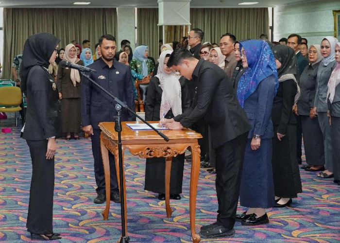 Wagub Jihan Lantik Pejabat Administrator dan Pengawas di Lingkungan Pemprov Lampung