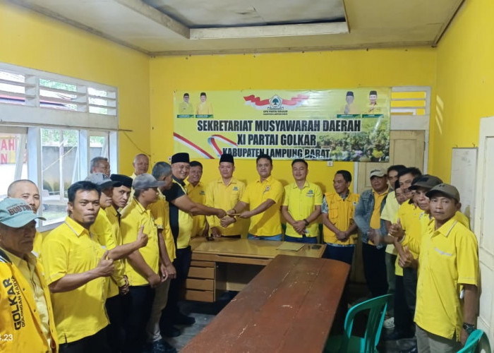 Calon Tunggal, Tomi Ardi Berpeluang Pimpin Golkar Lampung Barat