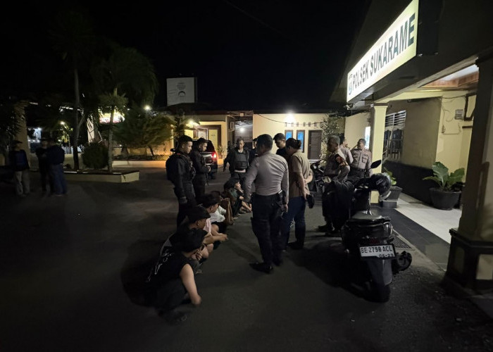Unggahan Medsos Picu Keributan, Sembilan Remaja Diamankan Polresta Bandar Lampung