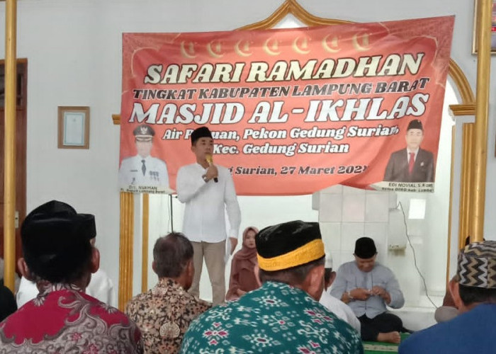 Safari Ramadhan di Gedung Surian, Edi Novial Ajak Warga Hilangkan Perbedaan di Masa Pemilu