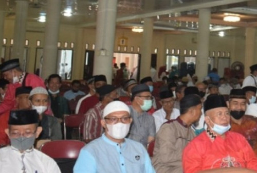 743 CJH Bandarlampung Ikuti Pembinaan Manasik Haji Massal