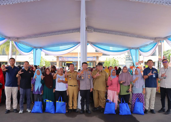  Polresta Bandar Lampung Gelar Pasar Murah Jelang Idul Fitri 1447 H