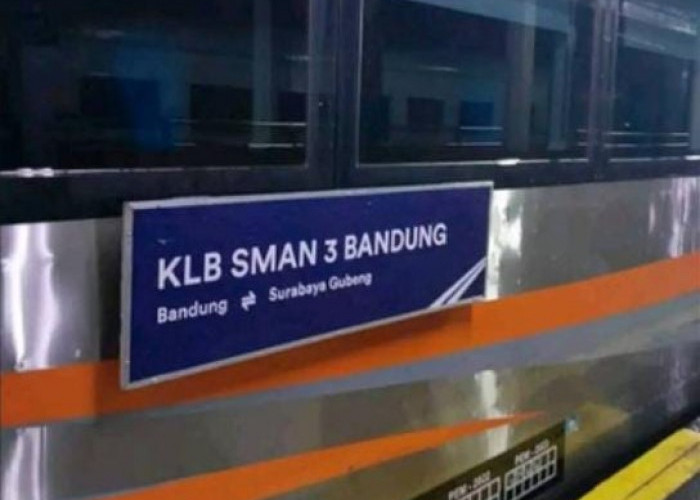 Viral, SMAN 3 Bandung Sewa Kereta Luar Biasa untuk Study Tour 