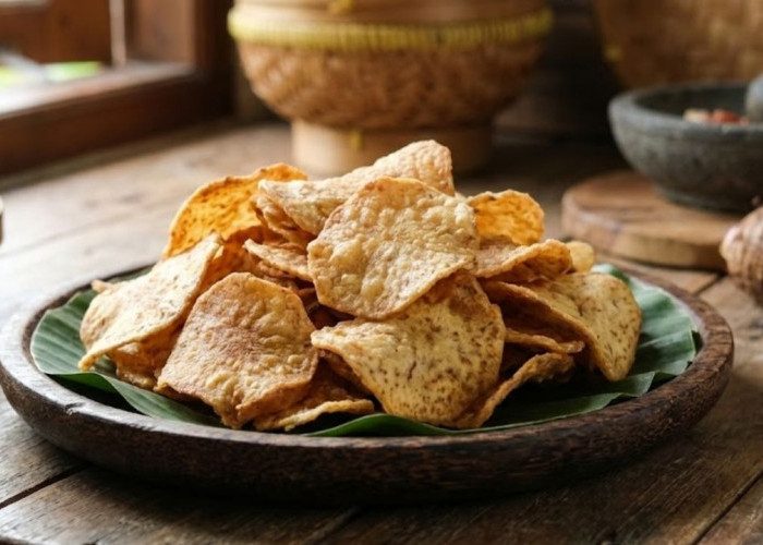 Dari Umbi Bentul Jadi Keripik Renyah, Camilan Tradisional Kaya Manfaat