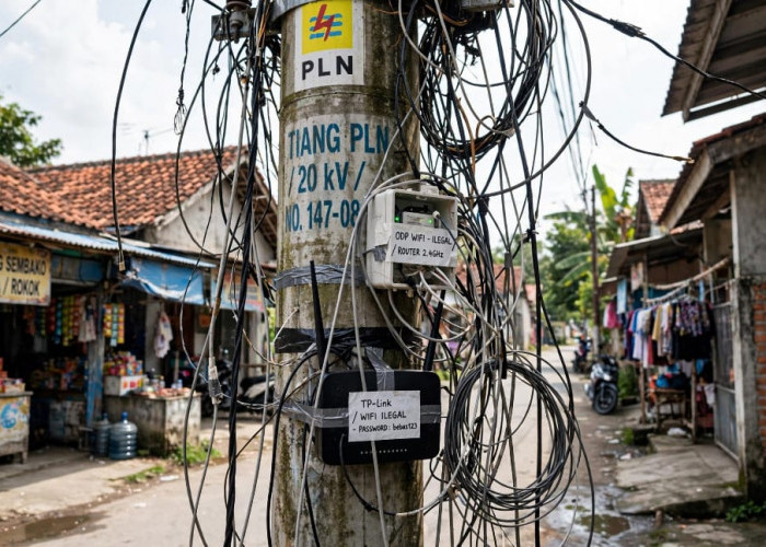 Tiang dan Kabel Provider Semrawut, DPRD Bandar Lampung Mulai Susun Aturan Penataan