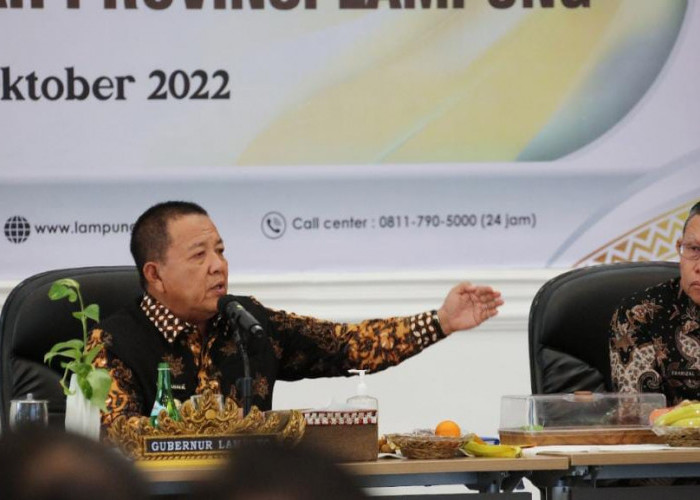Pimpin Rakor Bersama Bupati/Walikota se-Lampung, Ini 8 Arahan Penting Gubernur Arinal 