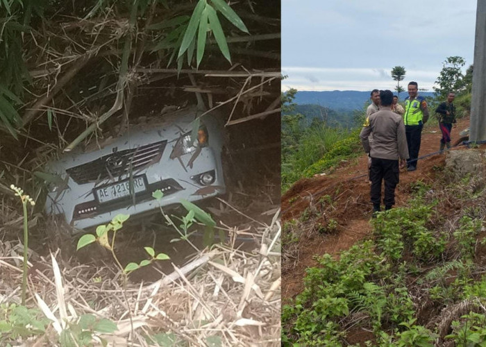 Lupa Rem Tangan Saat Parkir, Mobil Warga BNS Terjun ke Jurang di Batu Ketulis