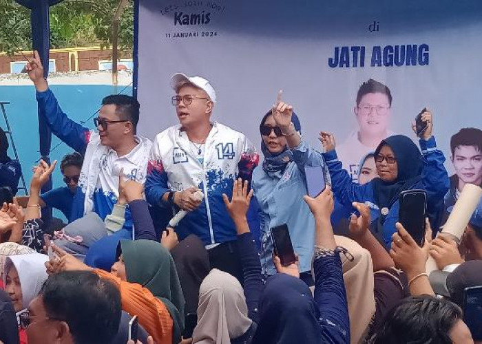 Hadirkan Artis Ibukota, Partai Demokrat Lampung Selatan Gelar Kampanye di Jati Agung