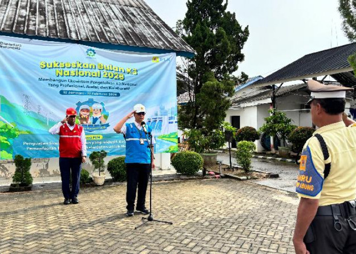 PLN UP3 Kotabumi Perkuat Budaya K3 Lewat Apel Gelar Alat dan Aksi Donor Darah