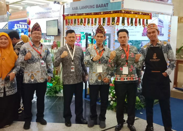 Hadiri Musrenbangnas-Expo PPD 2023, Pemkab Lambar Tampilkan Sekolah Kopi dan Produk UMKM