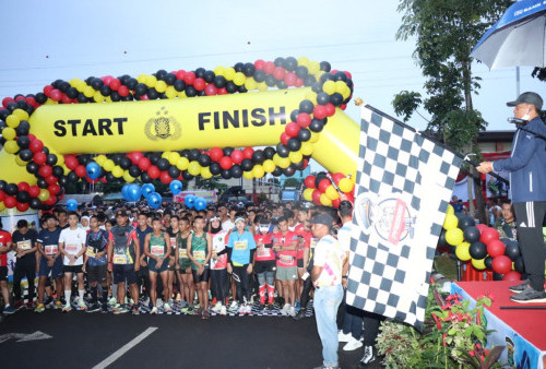 Ribuan Peserta Ikuti Bhayangkara Presisi Fun Run 5K dan 10K
