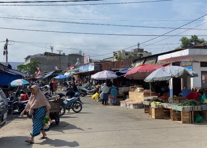 Pasar Pasir Gintung Masih Sepi Pembeli, Disdag Bandar Lampung Minta Pedagang Bersabar