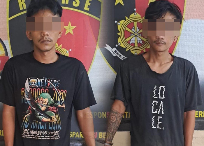 Curi Barang di Pabrik Gudang, Dua Pria asal Panjang Diringkus Polisi