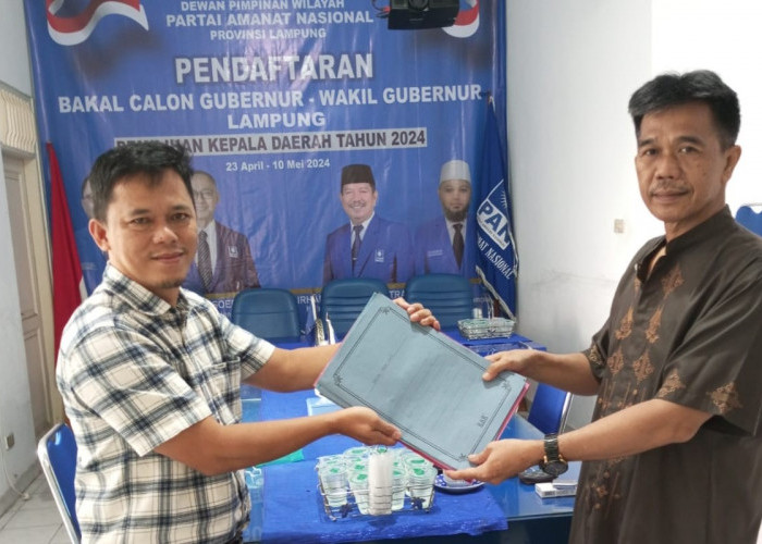 DPC PAN Lambar Serahkan Daftar 8 Nama Calon Bupati dan Wabup Lambar di DPW