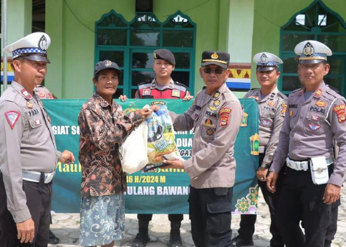 Rangkaian Peringatan Maulid Nabi,  Polres Tulang Bawang Gelar Bakti Religi dan Baksos 