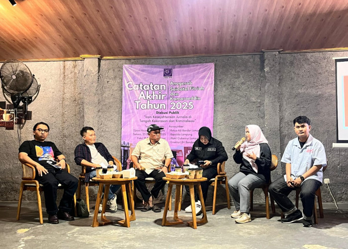 Catatan Akhir Tahun AJI: Jurnalis Lampung Masih Rentan dan Tertekan