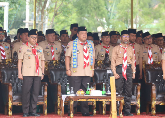 Jadi Pembina Upacara Hari Pramuka Ke-61 di Mesuji, Arinal Ajak Kader Pramuka Mengabdi Tanpa Batas