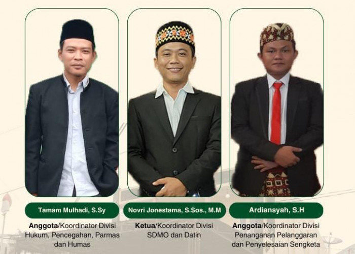 Wajah Baru, Berikut Komposisi Komisioner Bawaslu Lampung Barat Periode 2023-2028