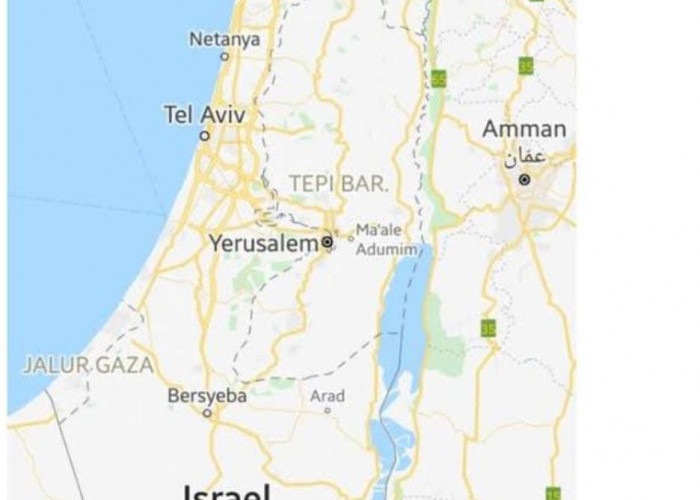 Peta Palestina Menghilang dari Google Maps??