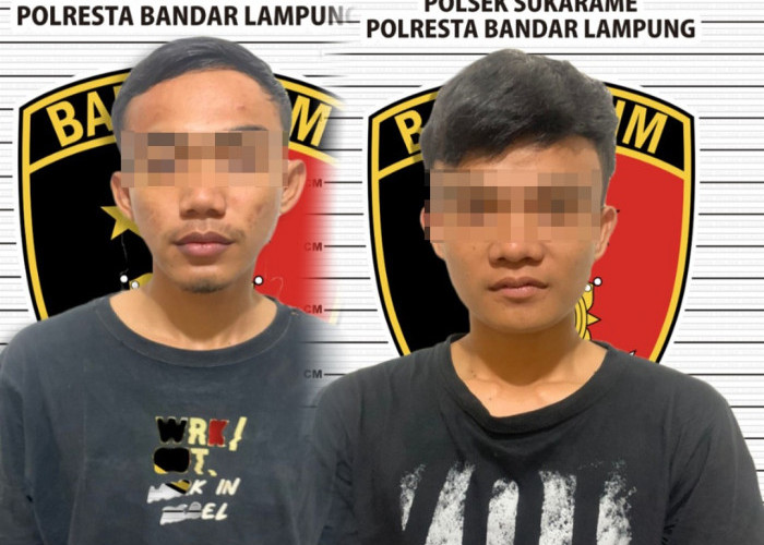 Polisi Tangkap Dua Residivis Curanmor di Bandar Lampung