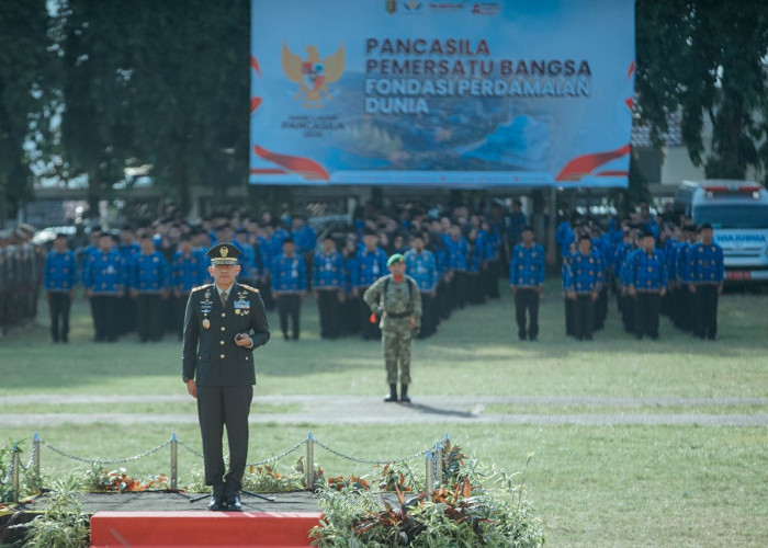 Peringatan Hari Lahir Pancasila 2026 di Lampung, Pangdam XXI/Radin Inten Serukan Penguatan Persatuan Bangsa