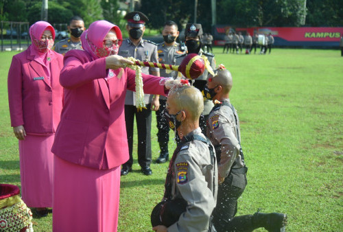 Wakapolda Lampung Pimpin Upacara Pembukaan Pendidikan Siswa Bintara Polri Gelombang II 
