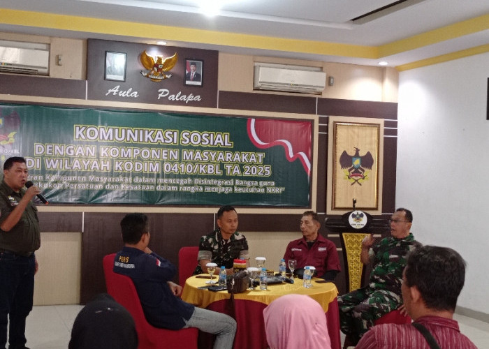 Pererat Sinergi, Dandim 0410/KBL Gelar Coffee Morning Bersama Insan Media