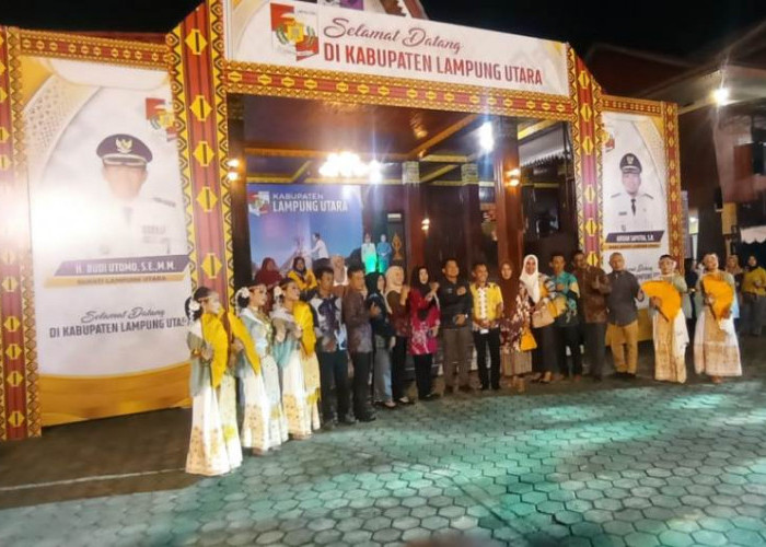 Pertunjukan Pentas Seni Lampung Utara Ikut Meriahkan Lampung Fair 