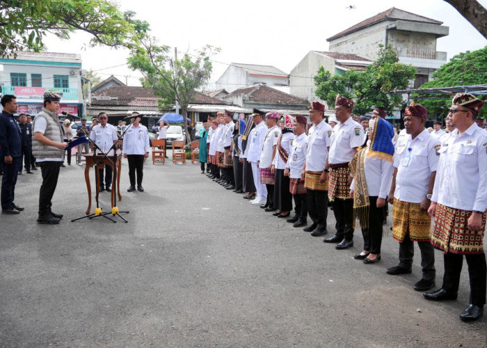 Bupati Egi Lantik Pejabat di Pasar Inpres Lampung Selatan, Tekankan Integritas dan Empati