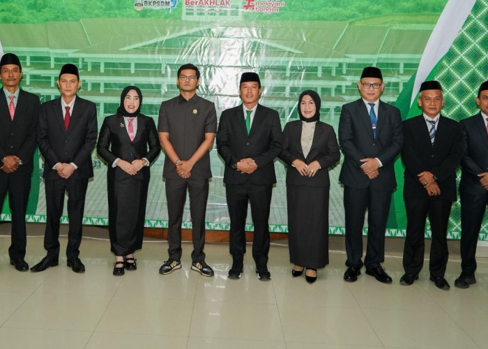 7 Pejabat Eselon II Dilantik, Bupati Pesisir Bararat Tekankan Pelayanan Nyata