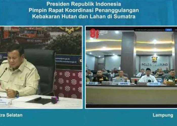 Presiden Titip Lampung ke Mirza, Penanganan Karhutla Way Kambas Diminta Maksimal