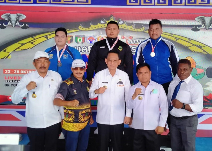 Kontingen Jabar Jadi Juara Umum Kejurnas Angkat Berat di Padepokan Gajah Lampung