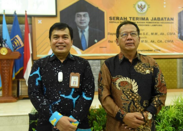 Ketua DPRD Lampung Mingrum Gumay Hadiri Sertijab Kepala BPK Lampung