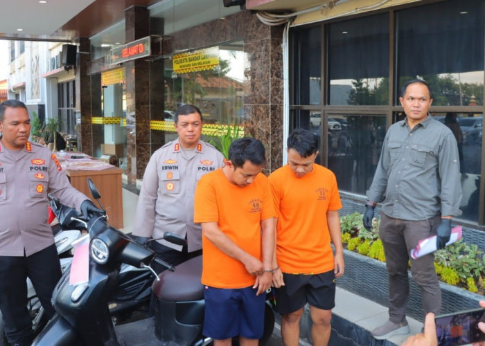 Polisi Tangkap 2 Penadah Motor Curian di Bandar Lampung, Terungkap Lewat Marketplace