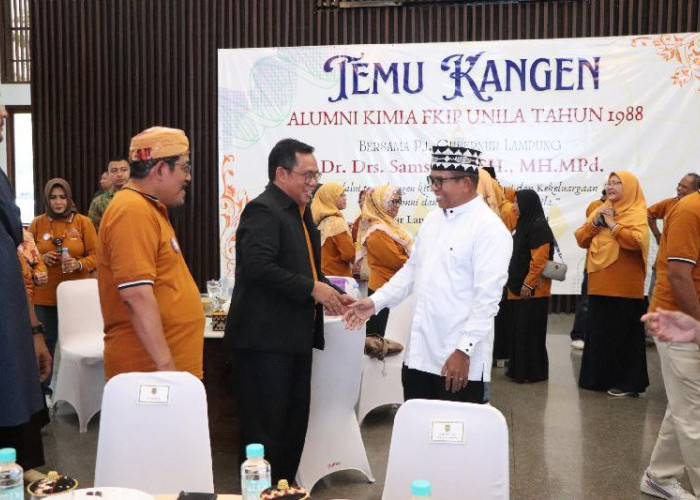 Pj Gubernur Lampung Dorong Alumni FKIP Kimia Unila Berperan dalam Inovasi Pendidikan