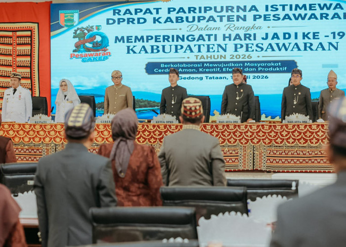 HUT ke-19 Pesawaran, Gubernur Mirza Ajak Perkuat Kolaborasi Bangun SDM dan Percepat Pembangunan