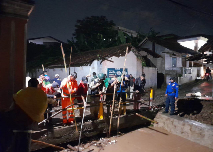 Satgas Gabungan Pemkot Bandar Lampung Sigap Atasi Dampak Hujan Deras