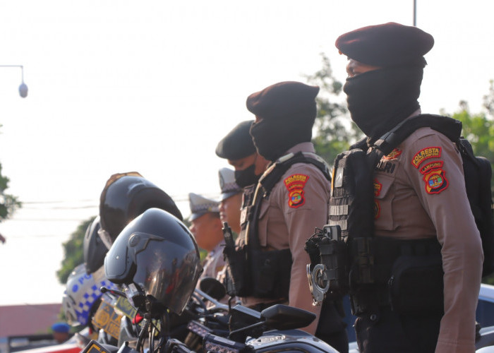 160 Polisi Amankan Kampanye Hari Pertama Pilwakot Bandar Lampung