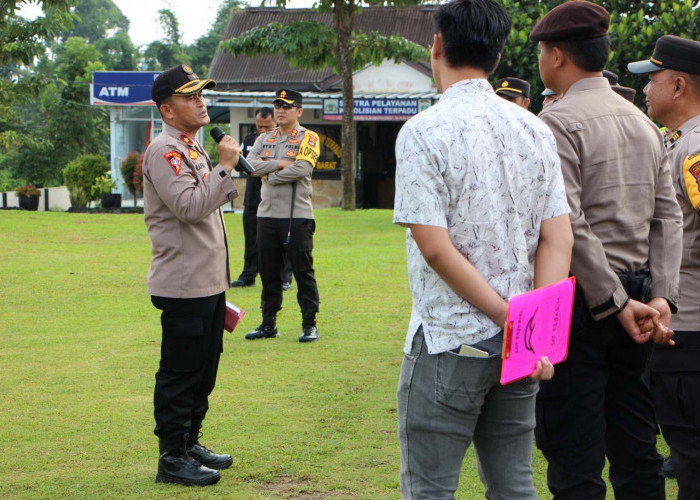 Polres Lampung Barat Kerahkan 77 Personel Amankan Pleno Tingkat Kabupaten
