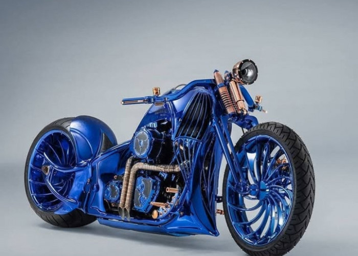 Dilapisi Emas-Berlian, Bucherer Blue Edition Jadi Harley-Davidson Termahal di Dunia
