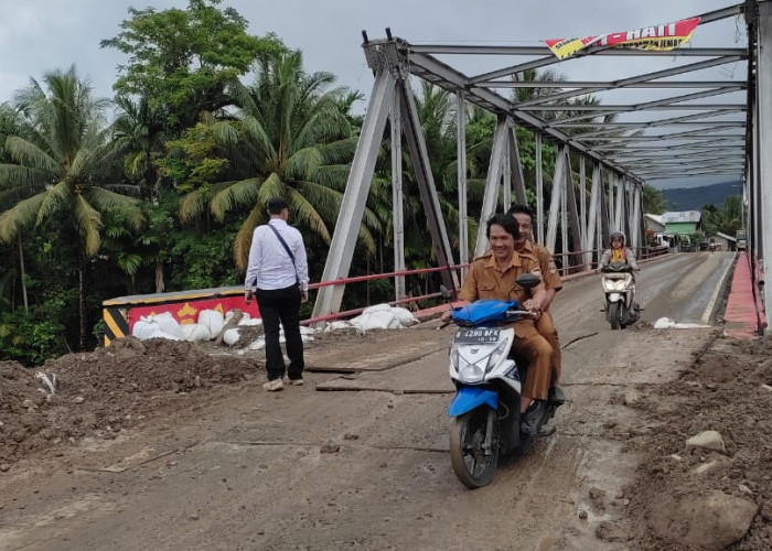 Penanganan Darurat Jembatan Way Laay Selesai, Arus Lalulintas Normal