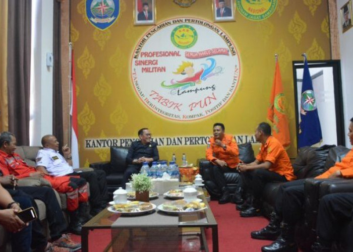 Kolaborasi Komisi V DPRD Lampung, FRBL Disambut Baik Kepala Basarnas