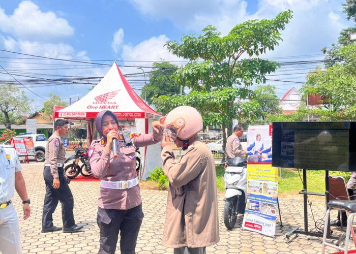 Tekan Angka Kecelakaan, Polres Lampung Utara Gelar Sosialisasi Safety Riding di Kotabumi