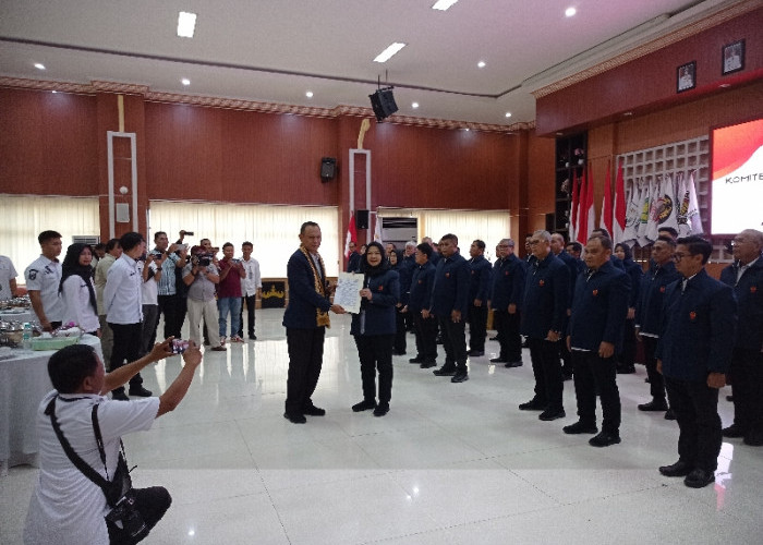 Kepengurusan Baru KONI Bandar Lampung 2025–2029 Resmi Dilantik, Fokus Perkuat Prestasi dan Kesejahteraan Atlet