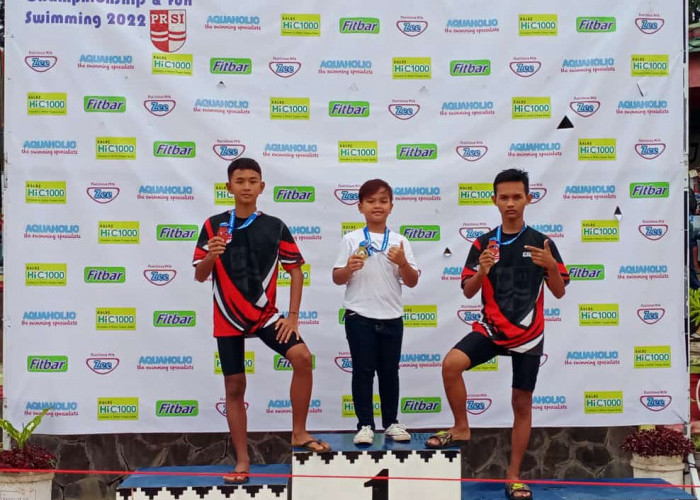 Swimming Lampung Club Raih 36 Medali di Ajang Championship & Swimming Fun Lampung 2022