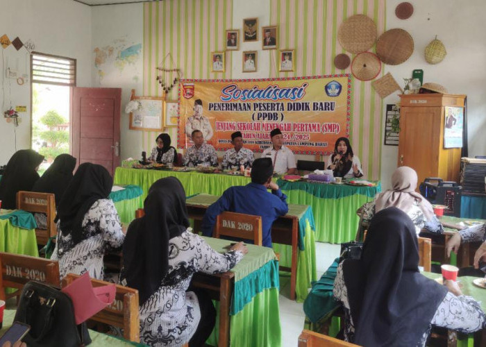 Disdikbud Lampung Barat Gencar Sosialisasi PPDB Jenjang SD dan SMP