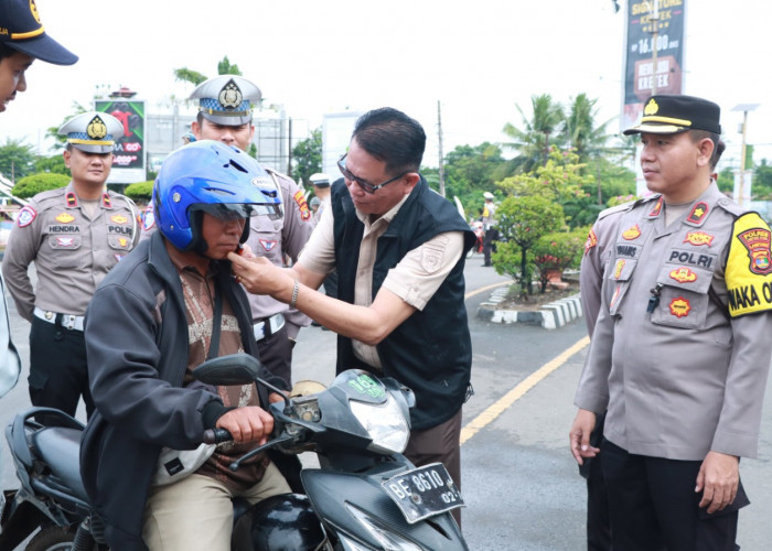 Polres Lampung Utara Gelar Sosialisasi Operasi Keselamatan Krakatau 2025