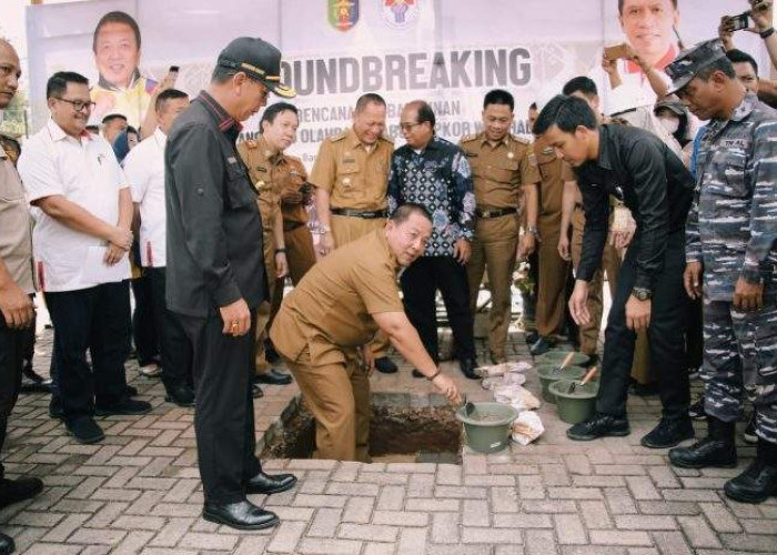 Ketua DPRD Provinsi Lampung Mingrum Gumay Hadiri Groundbreaking Pembangunan GOR Saburai