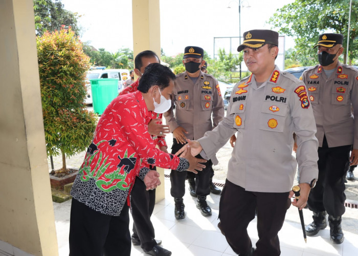 Berkunjung ke Polsek Jajaran, Kapolresta Bandar Lampung Ingatkan Anggota Jaga Marwah Polri