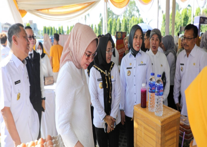 Meriahkan HUT Lampung dan Hari Konsumen Nasional, Disperindag Gelar Bazar UMKM dan Pasar Murah